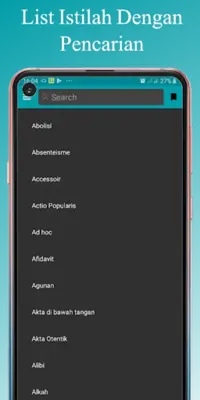 Kamus Istilah Hukum android App screenshot 5